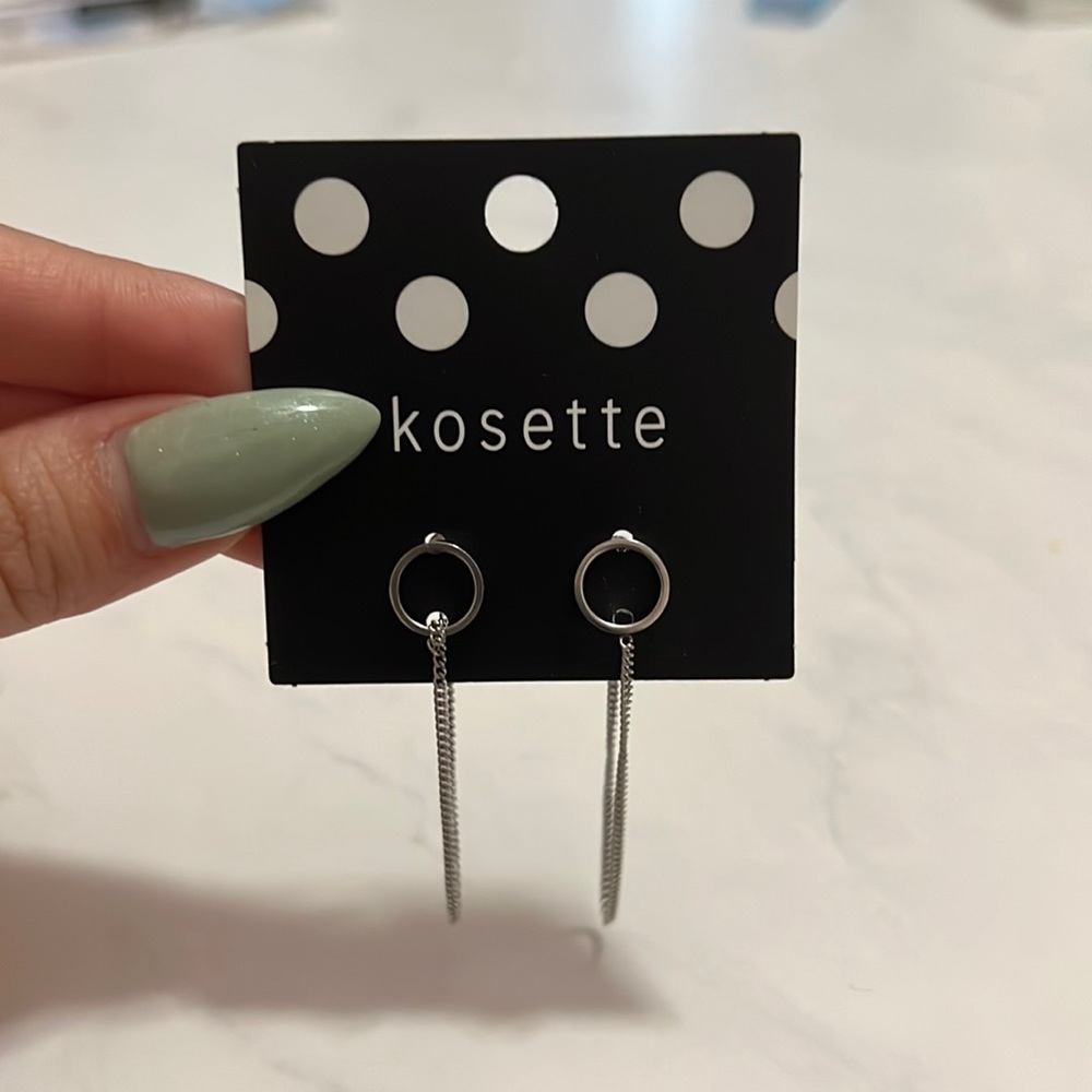 Kosette earrings - Never worn. The post is a little on the thicker side.